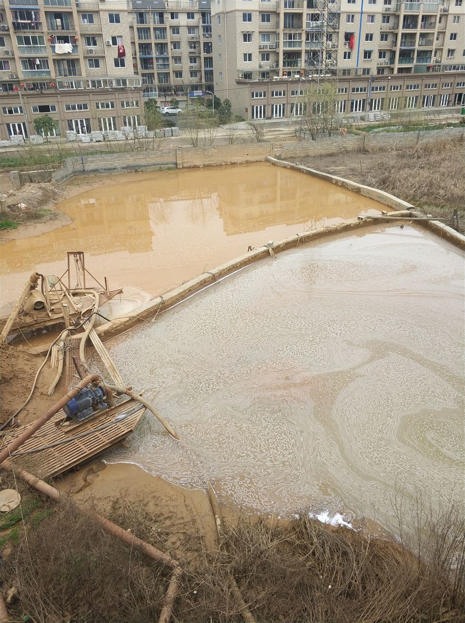 立山沉淀池淤泥清理-厂区废水池淤泥清淤